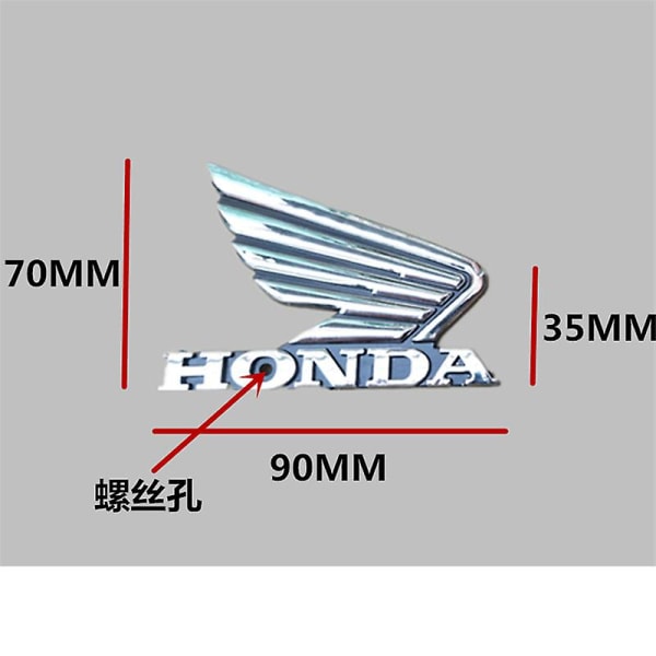 Motorsykkeldekal Merkemerke Emblem Vind Moto-klistremerker For Honda Dio Cbr Vfr Drivstofftank-klistremerke Motorsykkeltilbehør Bilstil| |