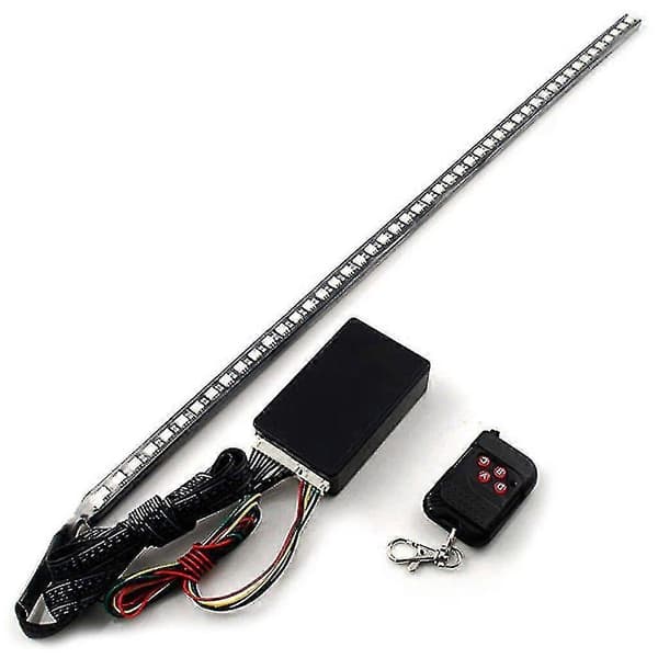56 cm 7 farver 48 LED RGB Scanner Flash Bil Strobe Knight Rider Kit Lysstribe