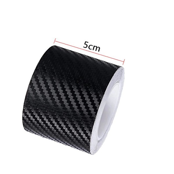 3/5/7/10m Carbon Fiber Bildekaler Gör-det-själv-skyddsremsa Anti-skrapa Dörrskydd Biltejp Interiör Exteriör Tillbehör 3d|bildekaler| 5cm 3m