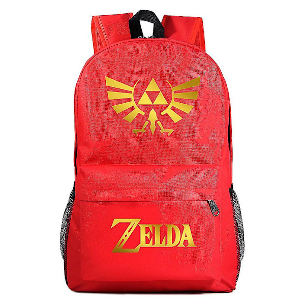 Zelda Kingdom Tears Printed -koululaukut - unisex casual peruskoulun ja yläkoulun opiskelijoille 1