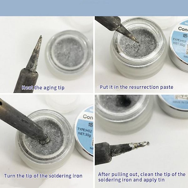 Lödkolv Tip Tenn Activator Tip Cleaner Remover Blyfri 6g Shytmv One Size