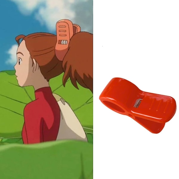 Anime Arrietty Cosplay Shark Hårklämma, Söt hästsvanshårnål för kvinnor och flickor