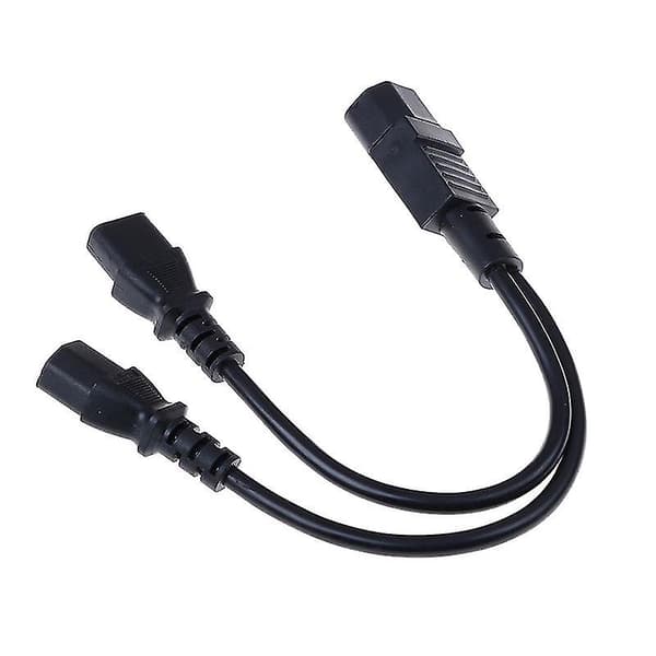 UPS Server C14 til C13 Y Splitter Forlængerkabel PDU.PSU Strømkabelledning 30 cm