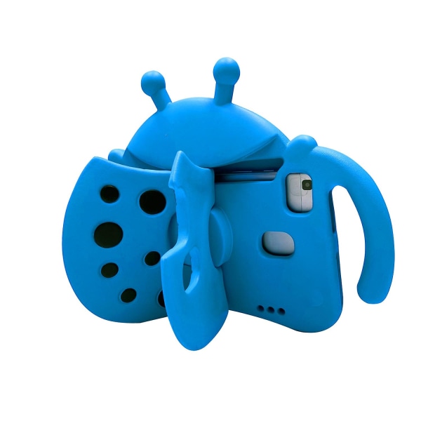 Kid Ladybug-deksel til Samsung Galaxy Tab A7 Lite 8.7 T220 T225 2021, Kickstand Heavy Duty støtsikkert deksel, slitesterk Blue