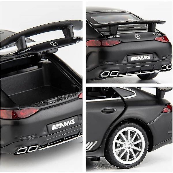 Legeringsbilmodell,1/32 Diecast bil Benz Amg Gt63 modellbil Pull Back Med Ljud Och Lätt Leksaksbil För Pojkar Flickor Vuxenpresent
