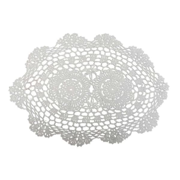 Bordmatte Bomull Blonder Brikker Blomster Blonder Brikker Blomster white