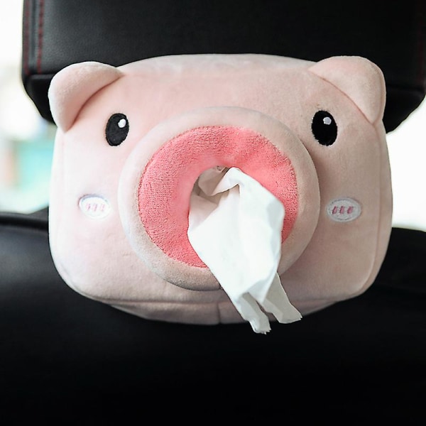 Car Tissue Box Plys Dyr Sød serviet Tissue Paper Holder Car Styling Bærbar Papir Pakke Etui Serviet Papir Holder - Tissue Boxes A