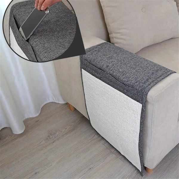 Premium möbelskydd Sisal Cat Scratcher Board Soffskydd Repa Square Pad Pet Toy Left Hand