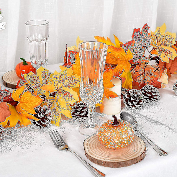 Fall Garland Maple Leaf riippuva viiniköynnöksen Garland keinotekoinen syksyn lehdet