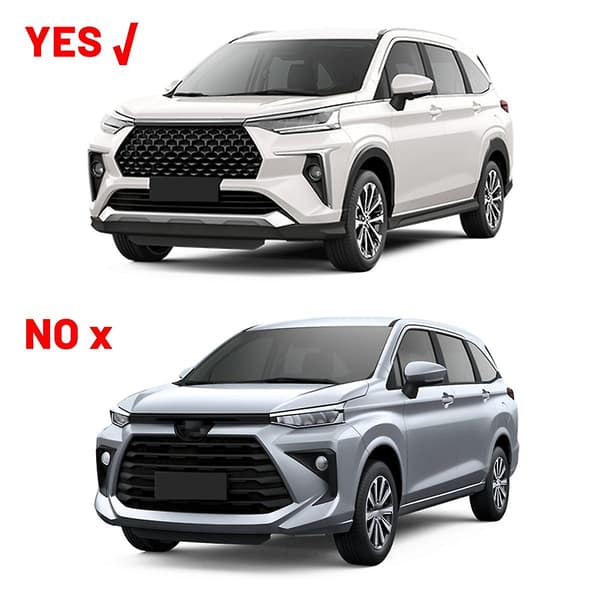 For Veloz Avanza 2022+ Krom Tåkelys Foran Sidekant Tåkelys Ramme Dekorasjon