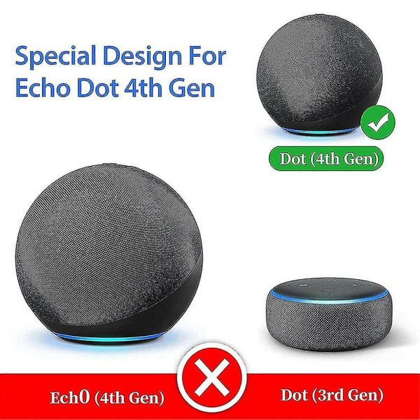 Veggfesteholder for Echo Dot 4th