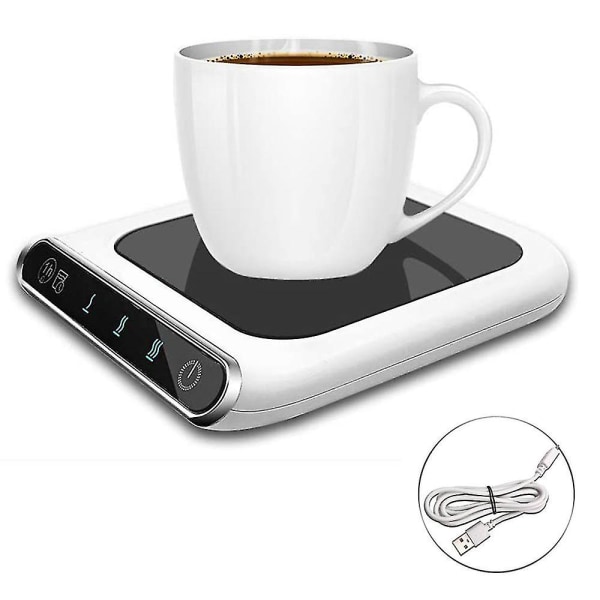 Kaffekoppsvärmare För Skrivbord 3-växlar Justerbar Temperatur Kaffemugg-mxbc