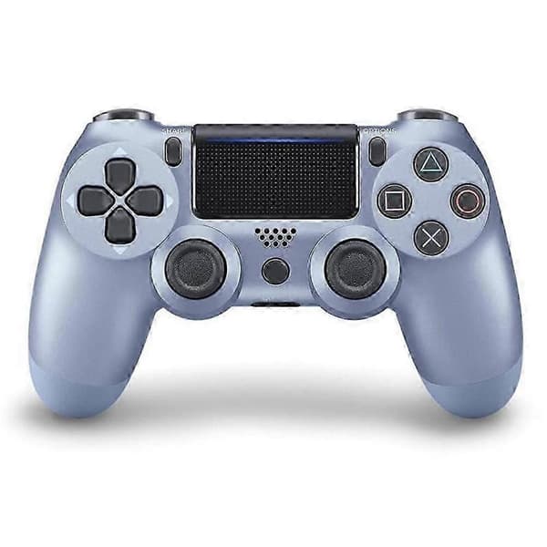Trådløs PS4-controller Bluetooth Gamepad med Vibration, Ergonomisk Design til PS4-konsol - Lys Rød Multicolor Multicolor Baby Blue
