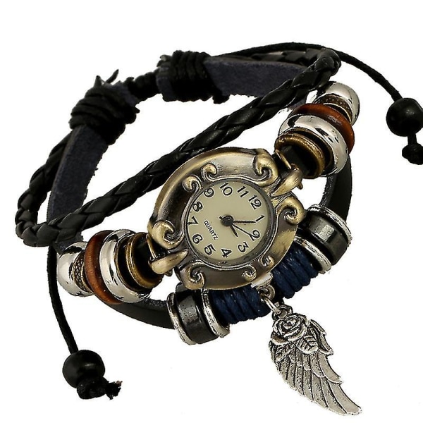 Ving Vedhæng Læder Armbånd Liste - Ving Vedhæng Vintage Læder Armbånd - Ving Vedhæng Punk Armbånd Liste