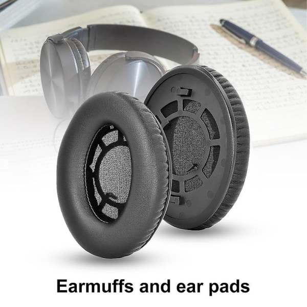 1 par öronkuddar med hög elasticitet Mjuka öronskydd Headset hörselkåpor Skyddskudde med spänne för Sennheiser Rs120/100/110/115/117/119 4