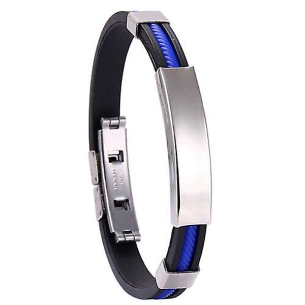 Ranneke Miesten magneettinen rannekoru Energy blue