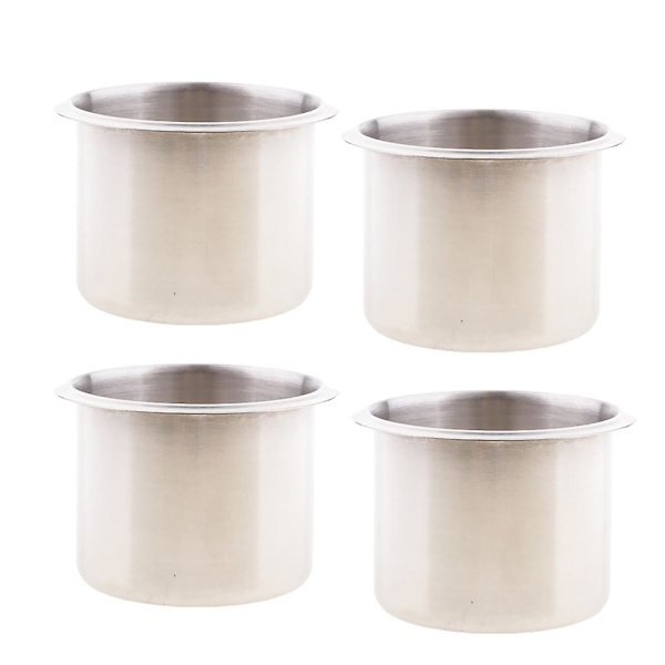4st rostfritt stål pokerbord Mugghållare Inserts Infälld kopp Dryckeshållare För Bil Båt Lastbil Vattenflaskhållare - Dryckeshållare 3PCS