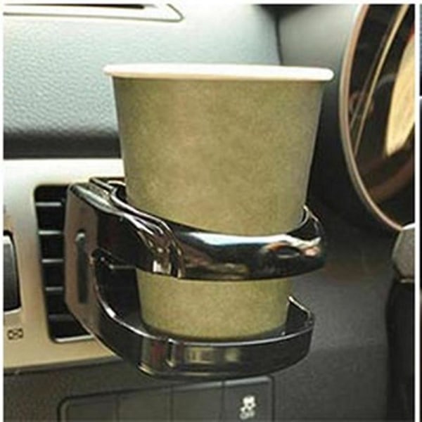 Bil-styling Vandkopholdere Udluftning Udluftning Drikkevarestativ Drikkevaremontering Indsatsstativ Holder Universal Car Truck Drink Hol - Drikkeholdere Black