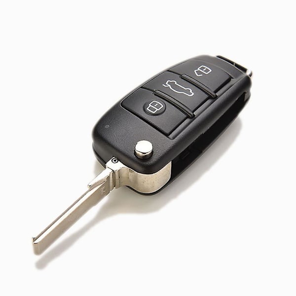 Farfi 3 Buttons Flip Remote Key Shell Case Fob:lle Au-di A6l Q7 A2 A3 A4 A6 A6l A8 Tt