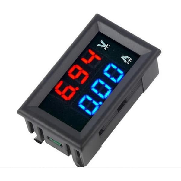 3kpl LED digitaalinen DC 0-100V 10A jännite- ja virtamittari
