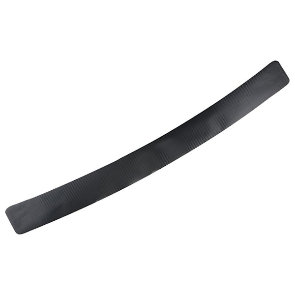 3d karbonfiber bil bagasjerom beskyttelsesstrimmel tyggegummi støtfanger anti kollisjon Anti ripe bakluke trim dørterskel beskyttelseslist 90cm| | Black Carbon fiber