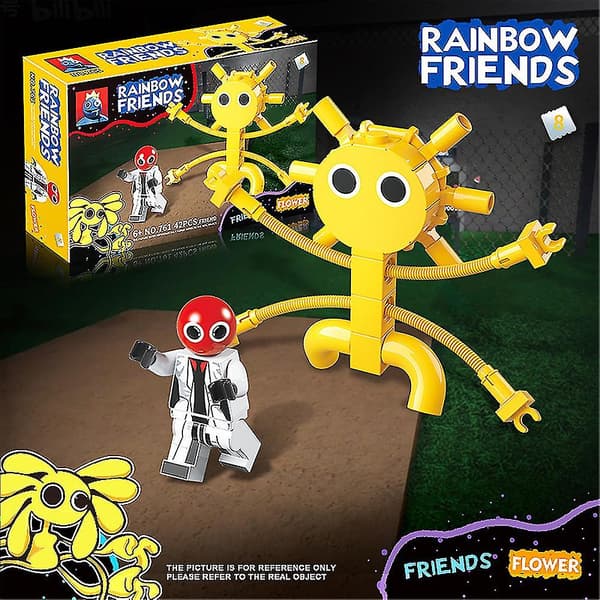 Roblox Rainbow Friends Døre Byggeklodser Figur Samlemodel Klodslegetøj