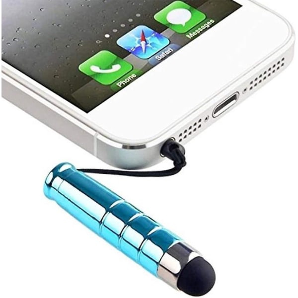 Slumpmässig färgpack med 10 mini infällbar resistiv pekskärm Stylus Penna för smartphone Tablet PC Slumpmässig färg