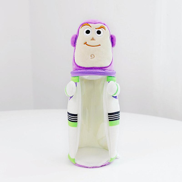 Tegneserie Anime Figurer Penal med høy kapasitet Penal for ungdomsskoleelever Søt plysj pennal Buzz Lightyear