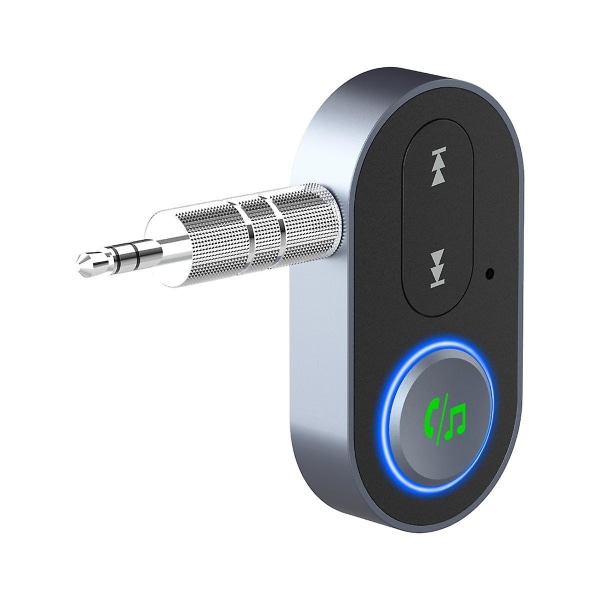 Bluetooth Adapter Med Stereo Voice Broadcasting Car Wireless 5.1 Bluetooth-mottaker med 3,5 mm Aud