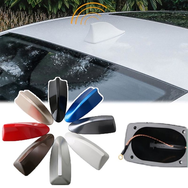 Bil Shark Fin Antenner Universal Auto Radio Signal Antenner Takantenner Bil Styling Takdekoration Biltillbehör Partihandel| | Red