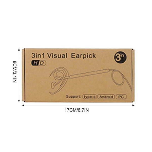 7mm Mobiltelefon Endoskop Vanntett Rør Endoskop Kamera Usb Universal Industrielt Endoskop Multicolor