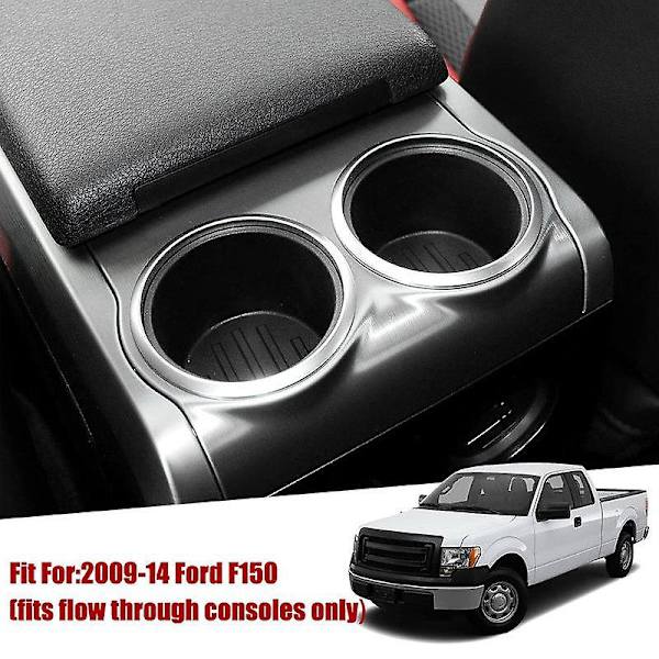 1 Par Gummi Bil Mugghållare Bil Bak Mittkonsol Mugghållare Insats Bil Organizer Mugghållare Dekor För Ford F150 2009 2014| |