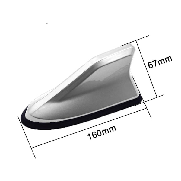 Universal Shark Fin Car Radio Shark Antenni Radio Fm Signal Design Antennit Antenni Auton Styling Sisustus|antennit| Red