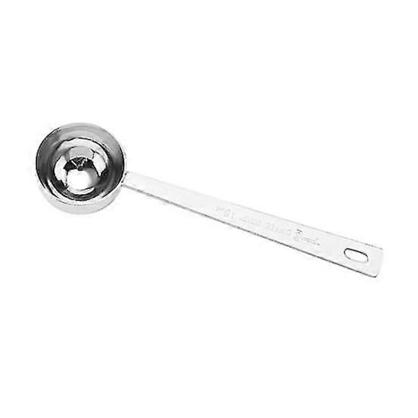 Måttsked i rostfritt stål för mjölk, kaffe och pulver - 15ml/30ml långt handtag silver 15ml