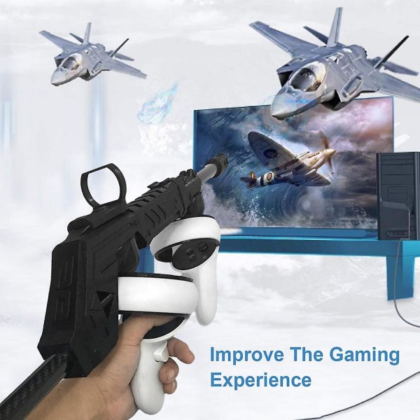 Magnetic Gun Vr Rifle-kompatibel Oculus Quest 2, Vr Shooting Gun Support Förbättrad Vr-spelupplevelse