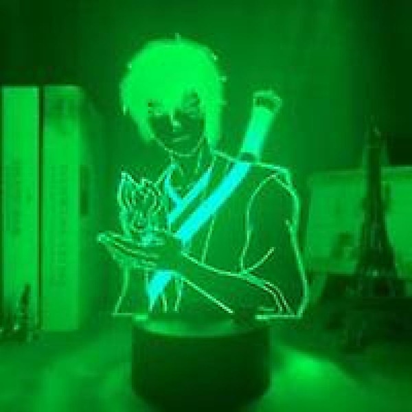 Akryl 3d-lampa Avatar The Last Airbender Nightlight, Rumsinredning Legenden Om 16 color with remote DM159