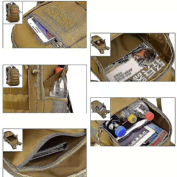 Outdoor Tactical Reput Armeijan reput Miesten 15l 20l Vedenpitävät Urheilu Matkareput Camping Mochila Kalastus Metsästyslaukut city 15L