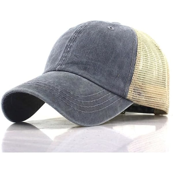 Kesäoranssi Trucker-hattu miehille Hengittävä naisten cap - mesh Streetwear Snapback Hip Hop -lippisillä (väri: D, koko: säädettävä)
