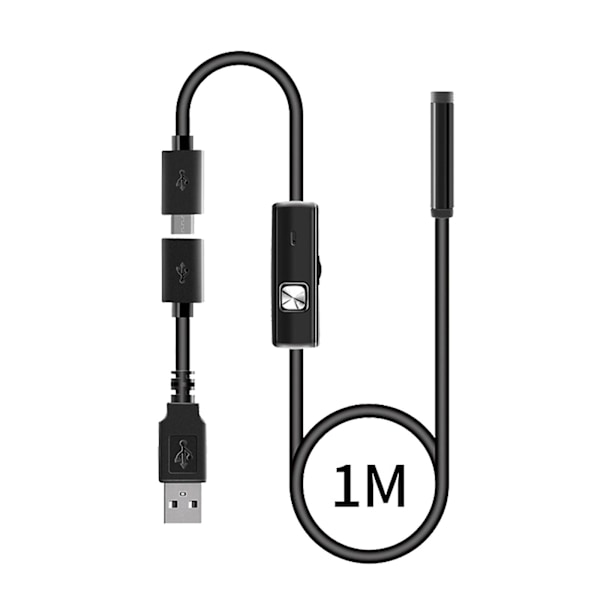 7 mm matkapuhelimen endoskooppi vedenpitävä putkiendoskooppi kamera USB universal teollisuusendoskooppi Multicolor