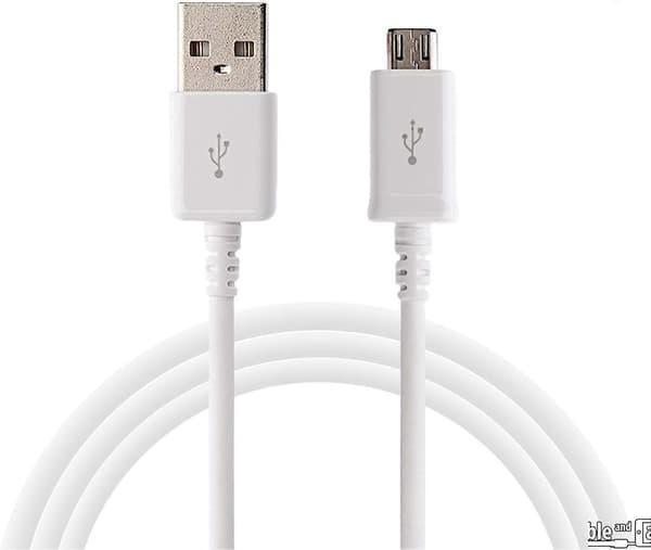 25W Micro USB-ladekabel for Kobo Aura H2O Plus, rask dataoverføring 5A-kabel (2-pakning, 1 meter)
