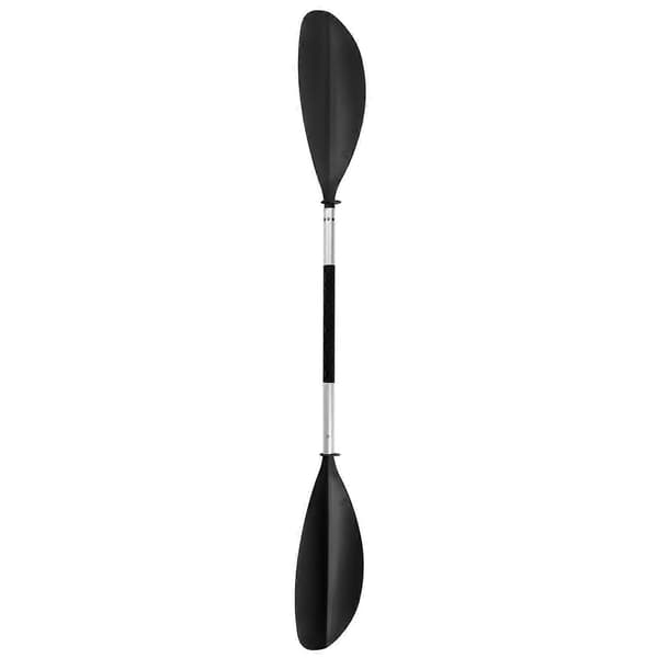 4-delt justerbar sup-pagaj til kajak og stand-up paddleboard, dobbeltfunktion til surfing SET 1 Black