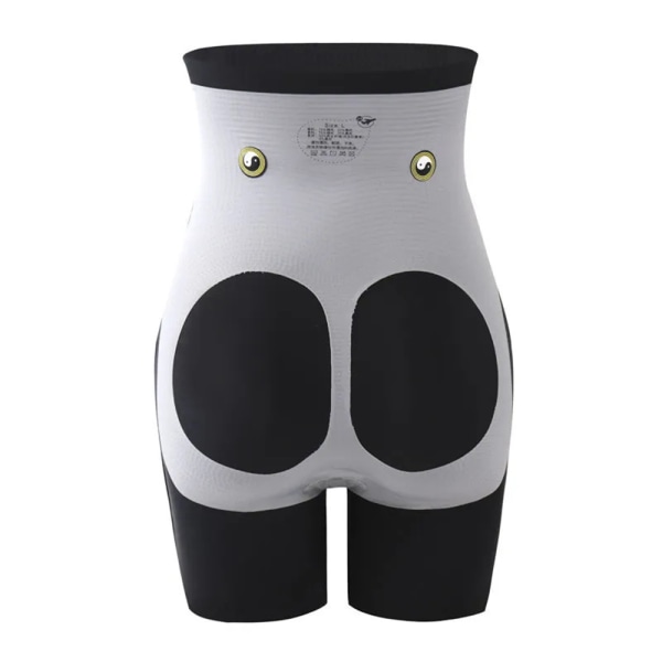 Høy midja plate mage trosor kvinner magkontroll Shapewear black 3XL