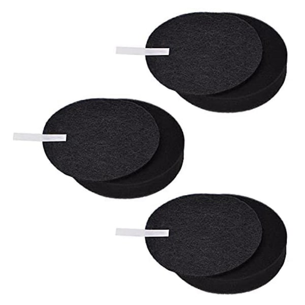 3 pakke erstatningsmotor forfilter og karbonskumfilter