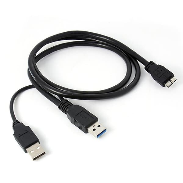 Et Usb B 3.0 Y-kabel Flyt Harddisk Kabel
