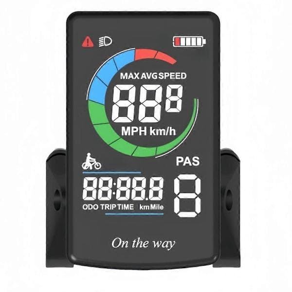 Elektrisk Cykel C13 Speedometer Farveskærm til Bafang BF-UART Midtermotor UART Program til BBS0102B G340 G320 Svart