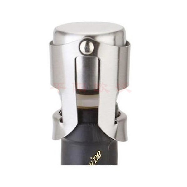 Short Section Champagne Propper, Rustfrit Stål Vin Flaske Propper Sæt, Genanvendelig Champagne Stoppe