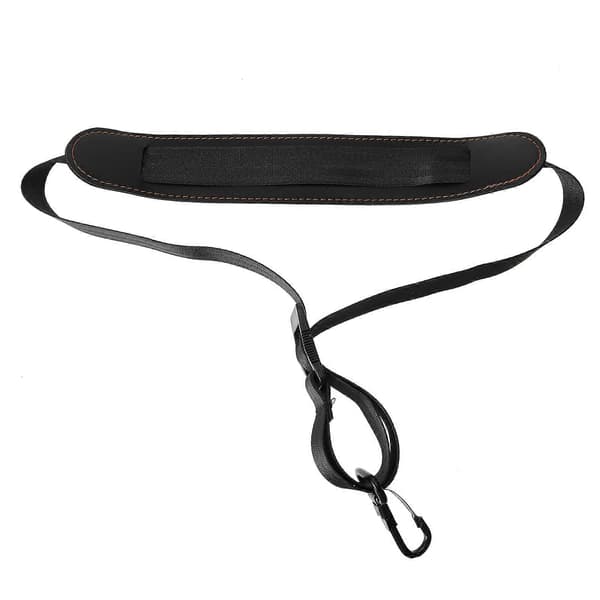 Halsrem til altsaxofon, justerbar og til professionel brug 60X5x0.1cm Black
