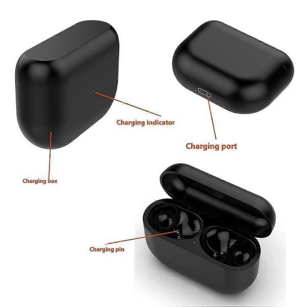 M024 For Jabra Elite 8/Elite 8 Active Bluetooth-øretelefoner Erstatningsladeboks