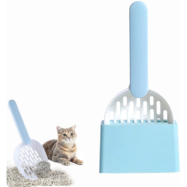 1 stk. Kattesøppel-spade Mote Praktisk ren kattesand-spade Kjæledyr-kattestrø-spade Hunde-strø-spade.