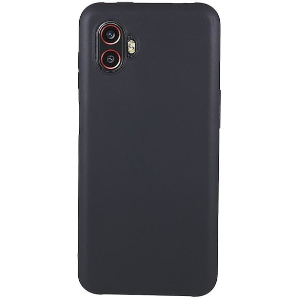 Til Samsung Galaxy Xcover6 Pro 5G telefoncover med mat finish Anti-ridse TPU telefoncover-sort